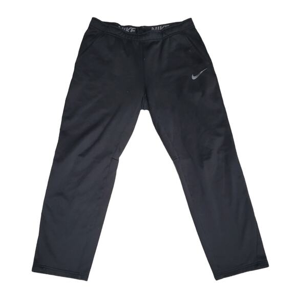 Nike Dri-Fit Black Elastic Tie Waist Sweatpants | Size Large - Picture 1 of 8